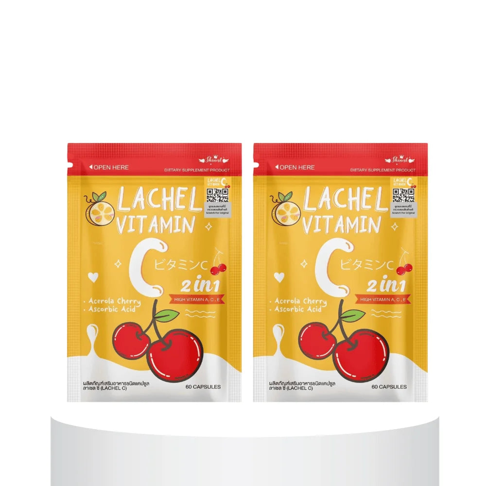 Lachel Vitamin C Bundle (2 Packets) | Radiant Skin , Immunity & Beauty